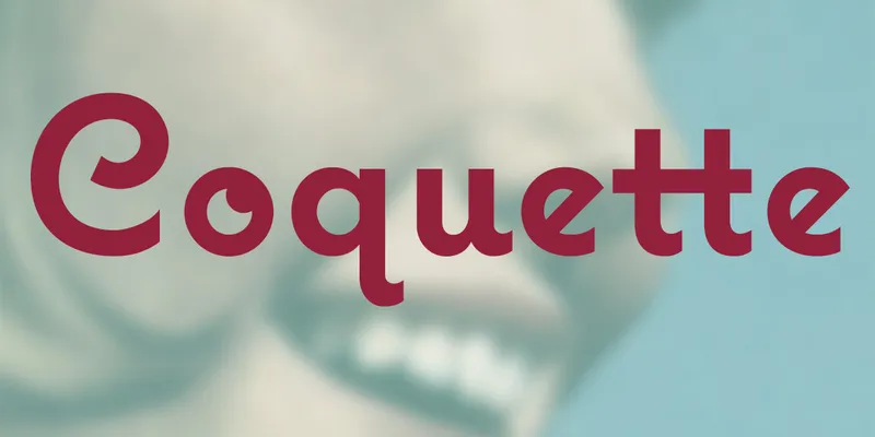 Coquette banner.