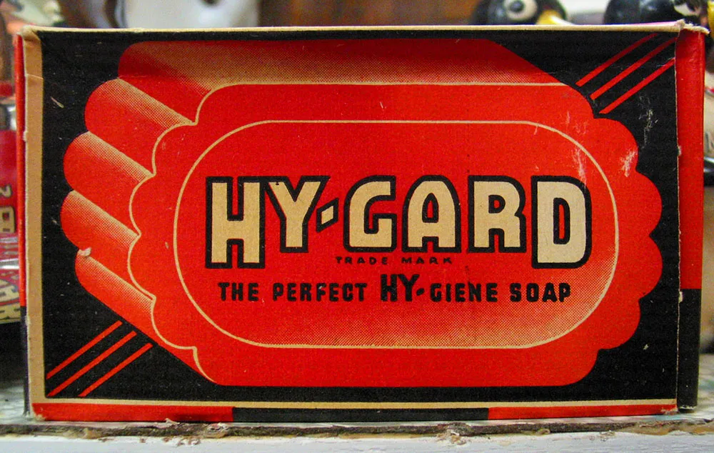 Hy-Gard soap package