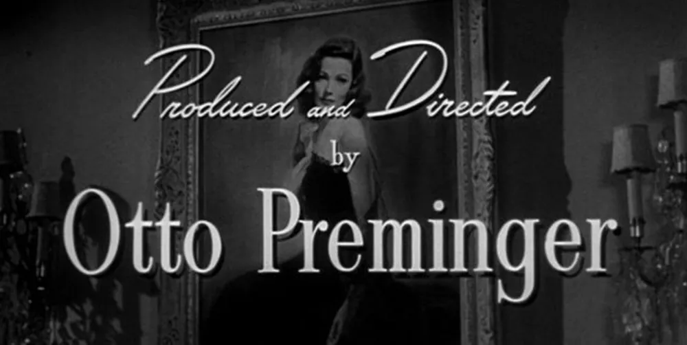 Frame detail from the titles of the 1944 film &#x27;Laura&#x27;