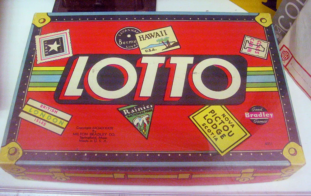 Vintage Lotto game box.