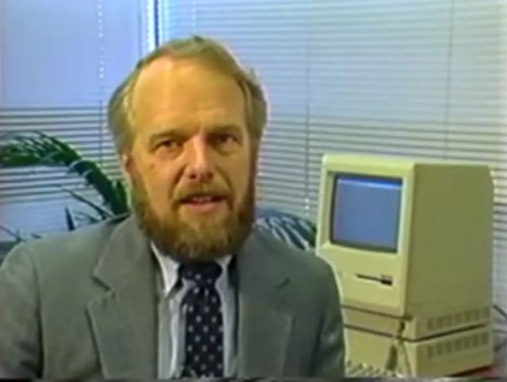 John Warnock, from the VHS tape that shipped with Illustrator 1.0.