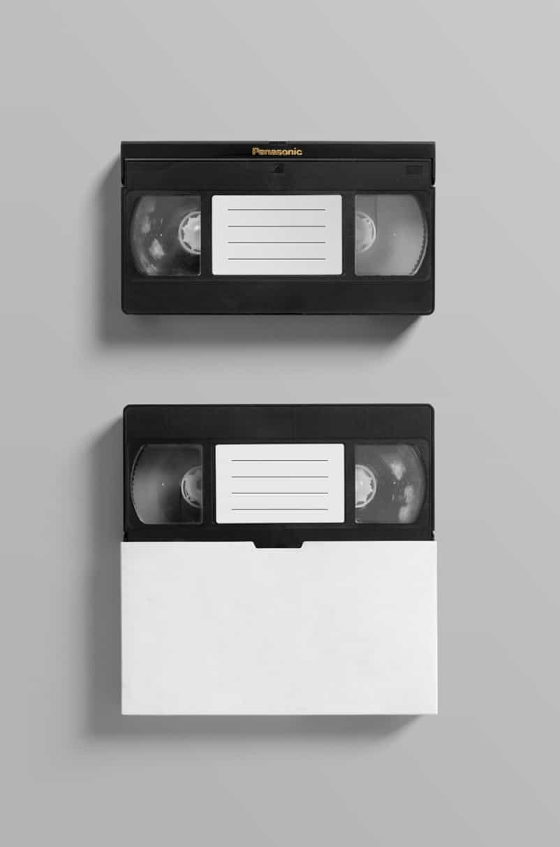 VHS tapes image